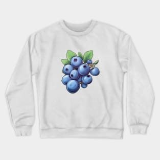 Blueberries Art Crewneck Sweatshirt
